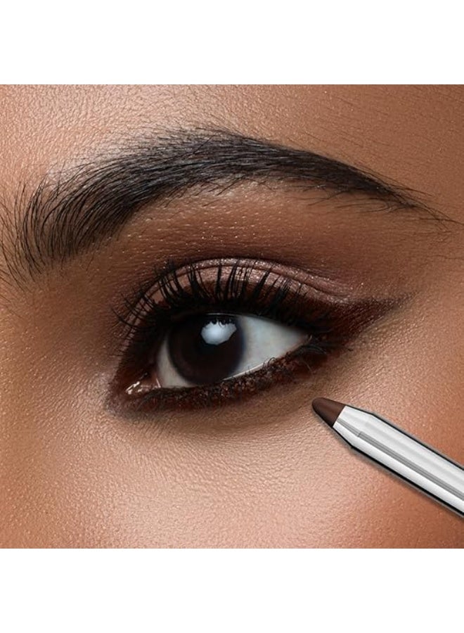 RENEE Midnight Kohl Pencil- Brown | Waterproof, Smudge-proof Kajal With Sharpener | Matte Finish, Long-lasting Upto 24 Hours | One-swipe Application With Vitamin E | 1.5 g - Image 4